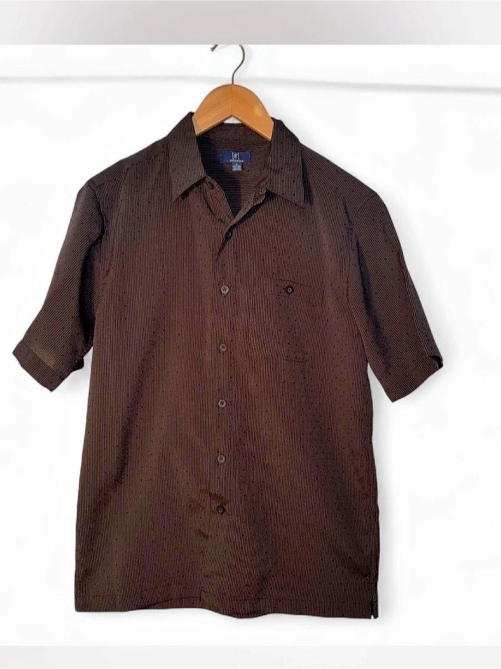 George Men'Small Short Sleeve Shirt in Black Size Small Like New